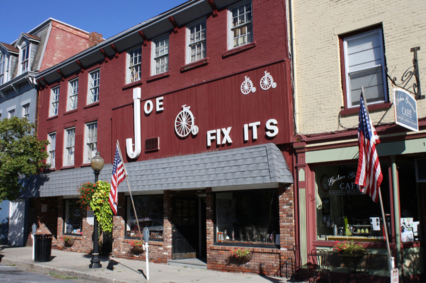 Our storefront in Goshen, New York.  We've been in business since 1946 -- stop in to say hello!